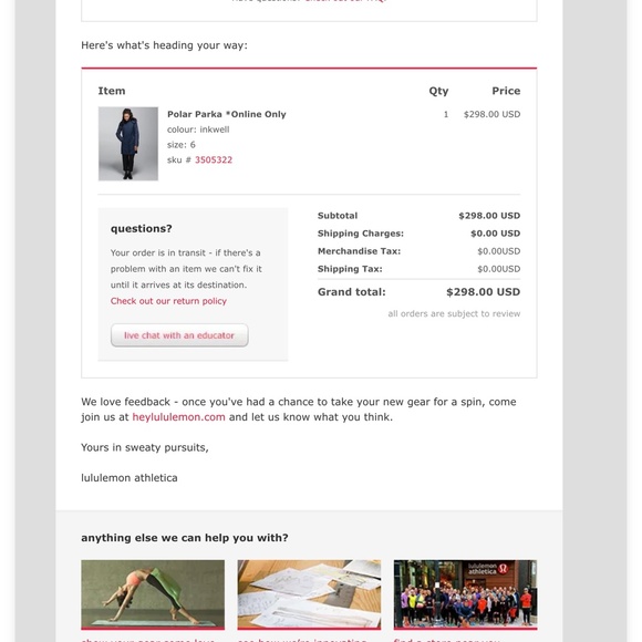 Lululemon Polar Parka , inkwell - Picture 10 of 16